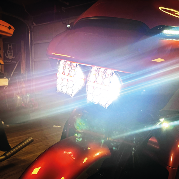 HONEYCOMB ROAD GLIDE LED SCHEINWERFEREINHEIT